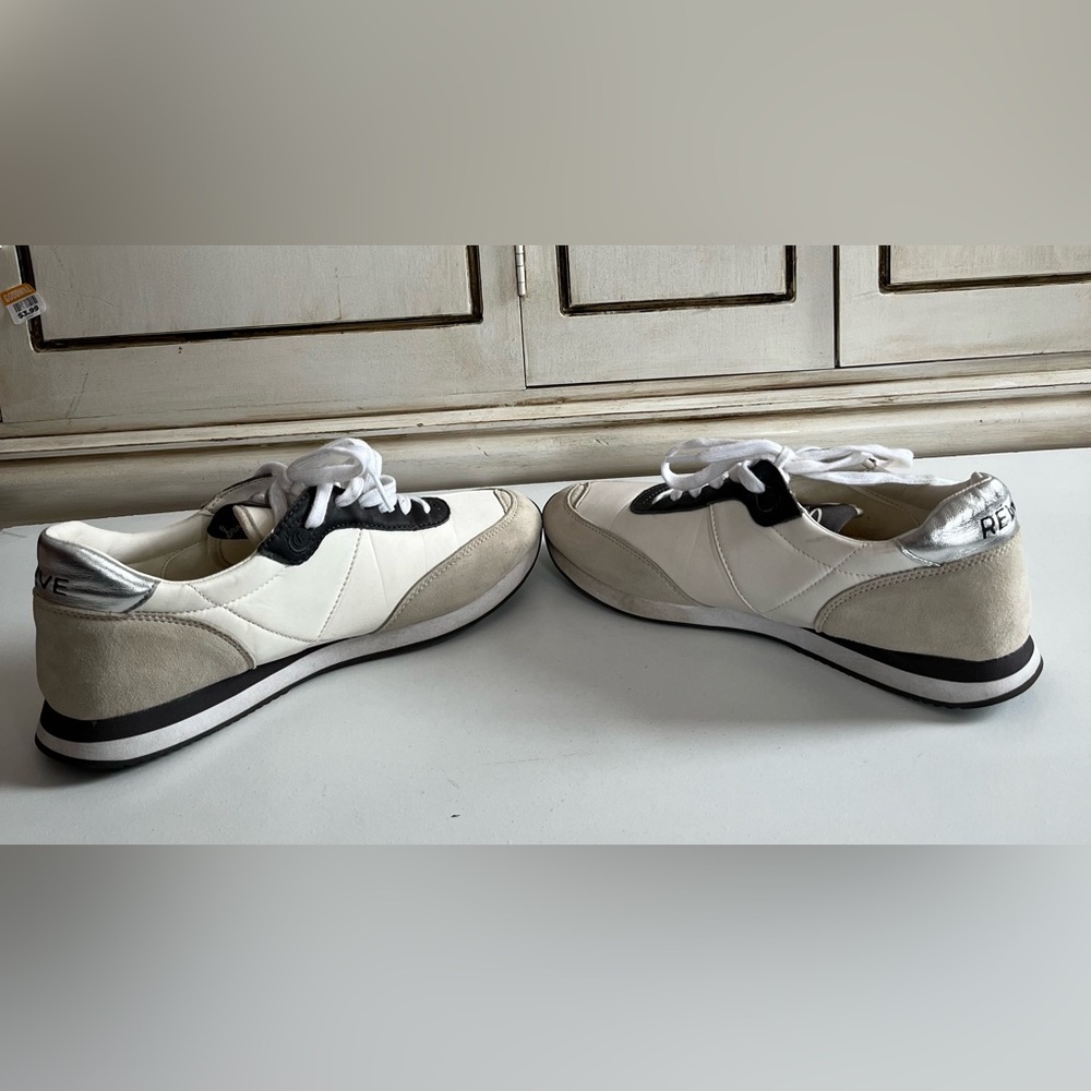 Women’s Sam Edelman Reve Tori sneakers White/Moonlight Grey/So Neutral shoes 11 - Picture 6 of 7